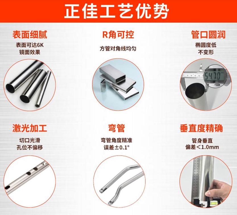 家具用不銹鋼方管